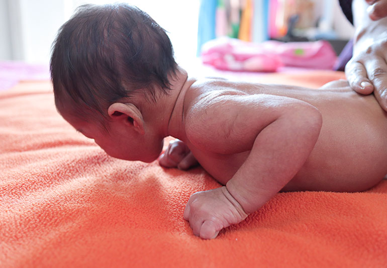 Tummy Time 2 Months Old